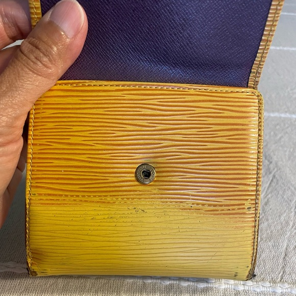 Louis Vuitton Yellow and Purple Wallet - Picture 1 of 5